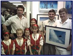 Ukrainian children and patron